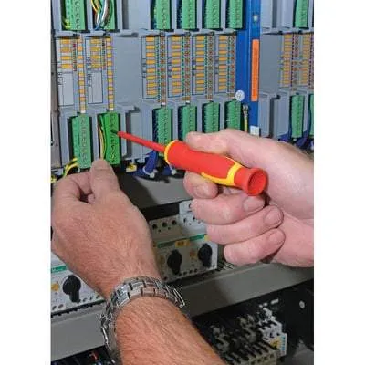 Ergo-Plus Fully Insulated Interchangeable Blade Screwdriver Set - (18 Piece)