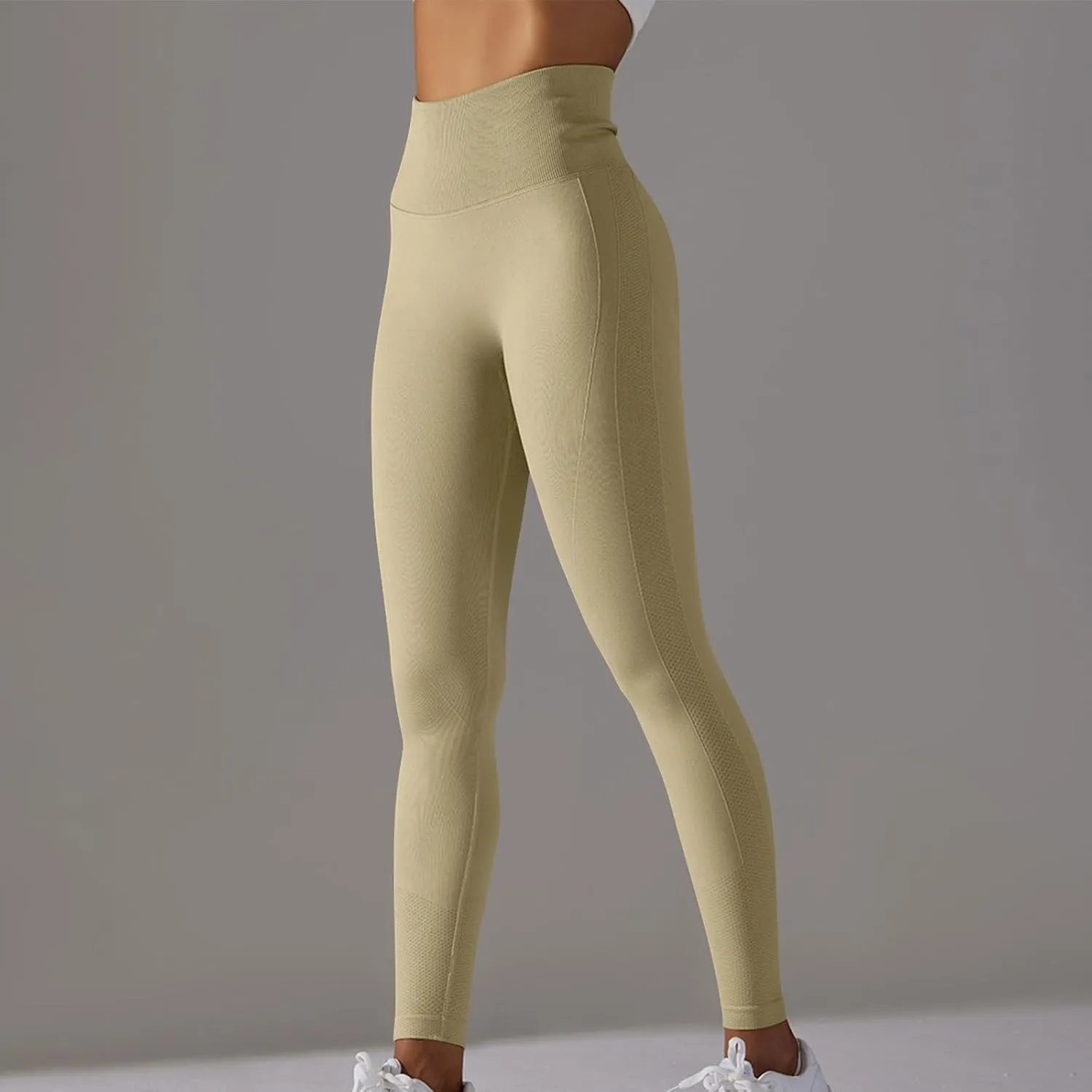 fartey Womens High Waist Yoga Pants Breathable Stretch Compression Workout Leggings Tummy Control Buttery Soft Tights