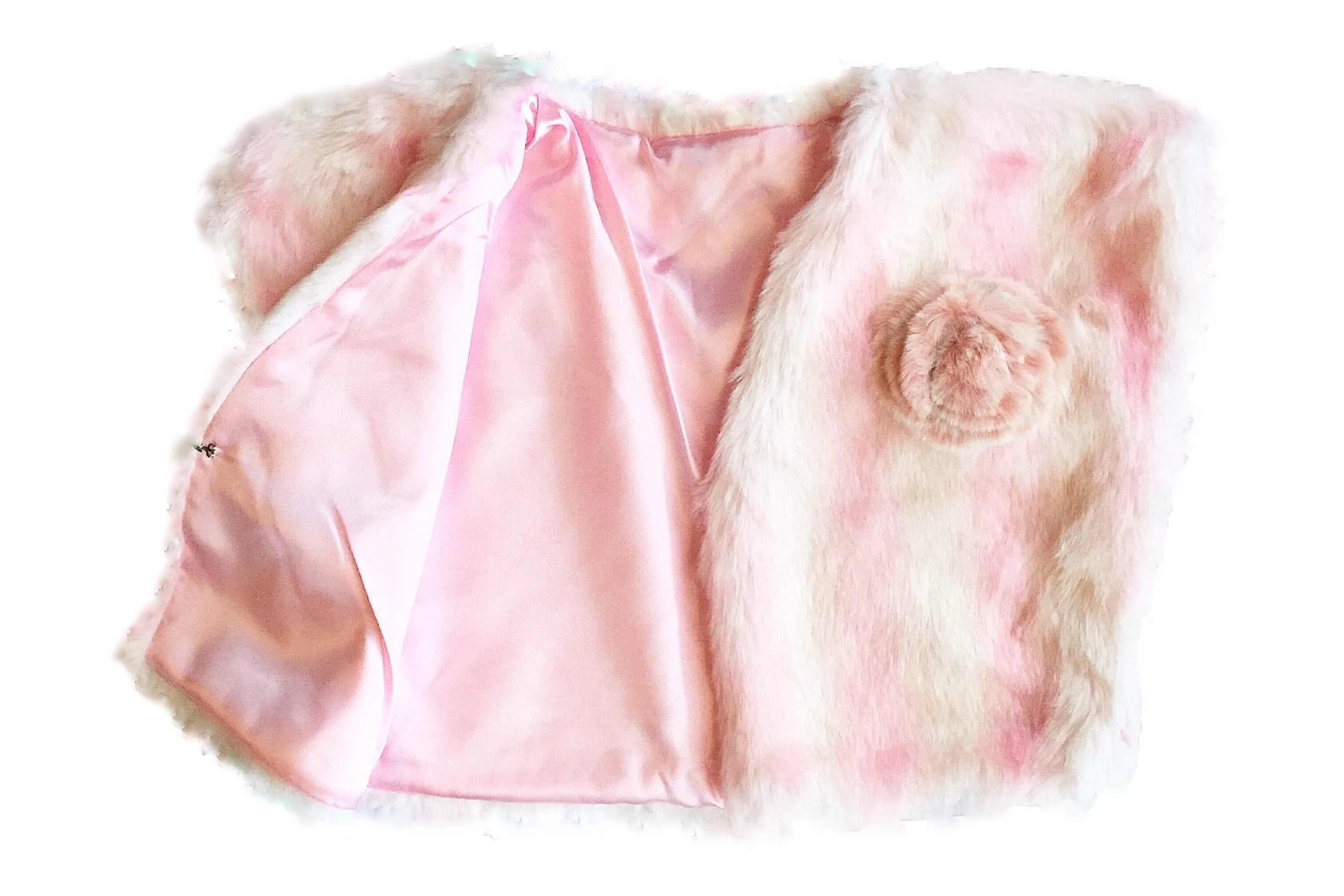 Faux Fur Lightweight Vest Jacket