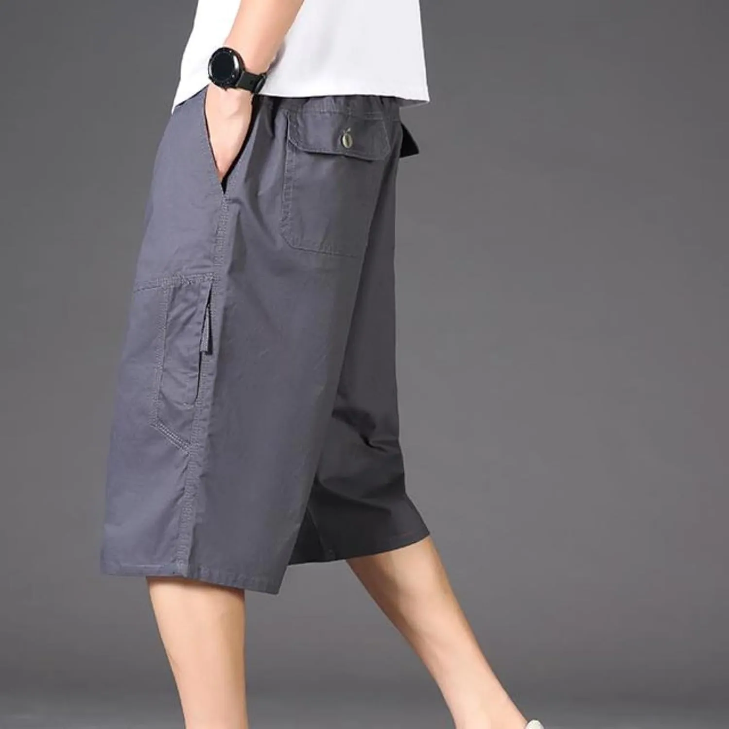 Gym Shorts Men 7 Inch Plus Size Quick Dry Athletic Lightweight Breathable Shorts Solid Running with Pockets