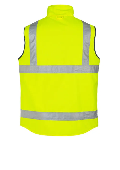 Mens Hi Vis Lightweight Fleece Lined Vest (BZ-ZV358)