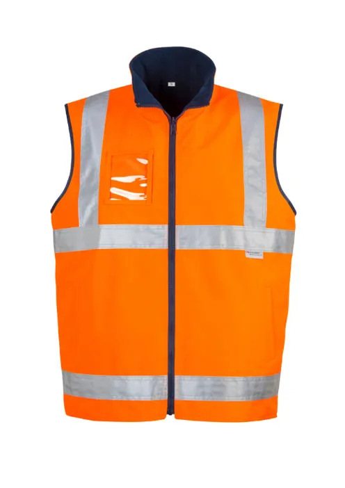 Mens Hi Vis Lightweight Fleece Lined Vest (BZ-ZV358)