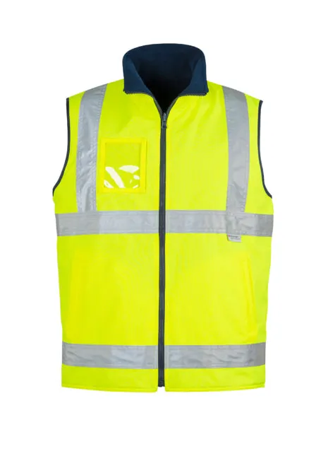 Mens Hi Vis Lightweight Fleece Lined Vest (BZ-ZV358)