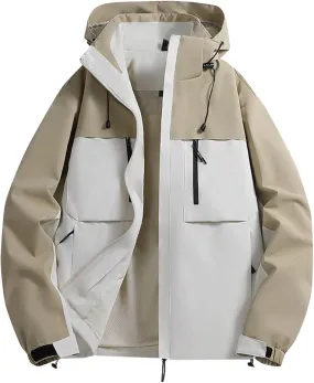 Men's Lightweight Jackets Casual Windbreaker Stylish Light Golf Full Zip Up Work Dress Business Varsity Cycling Walk