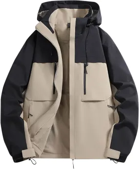 Men's Lightweight Jackets Casual Windbreaker Stylish Light Golf Full Zip Up Work Dress Business Varsity Cycling Walk