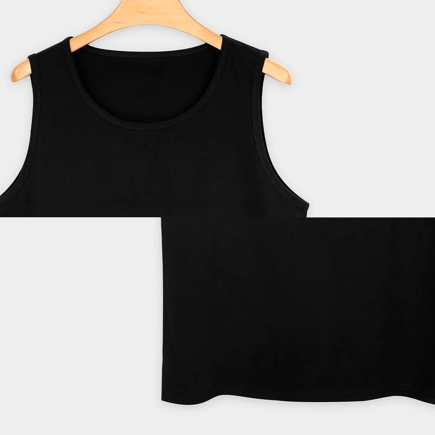 Men's Moisture-Wicking Sleeveless Shirt Durable Athletic Tank Trendy Basic Tank Top