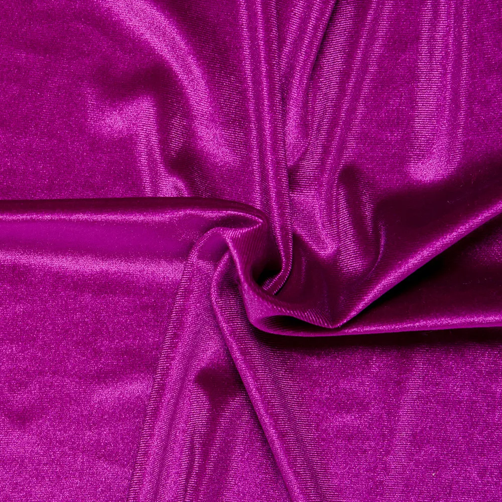 Stretch Velvet - Fuchsia