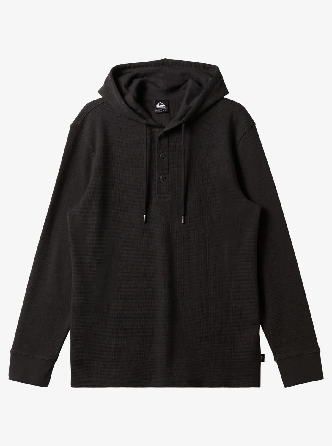 Thermal Hoodie Crew Neck Top - Tarmac