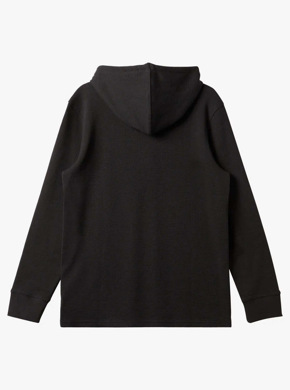 Thermal Hoodie Crew Neck Top - Tarmac