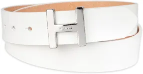 Tommy Hilfiger Women's H Monogram Plaque Buckle Casual Belt for Jeans, Trousers and Dresses