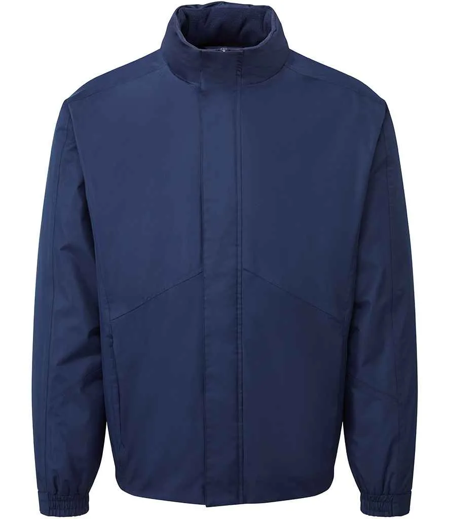 Water Proof Coat with Concealed Hood - Navy Blue