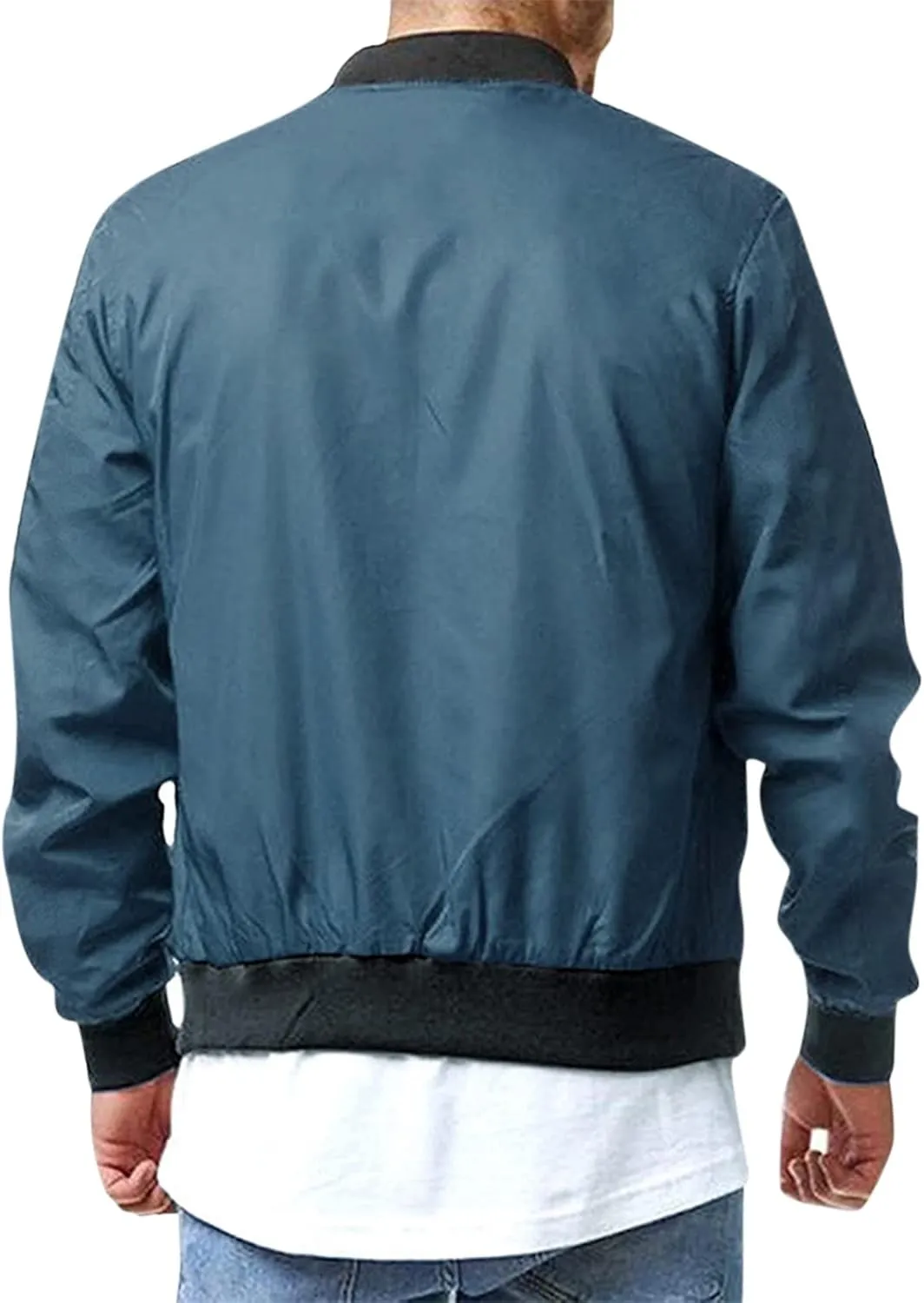 Ymosrh Mens Jackets Casual Stylish Fall Causal Softshell Windbreaker Coat Outerwear Coats and Jackets Plus Size