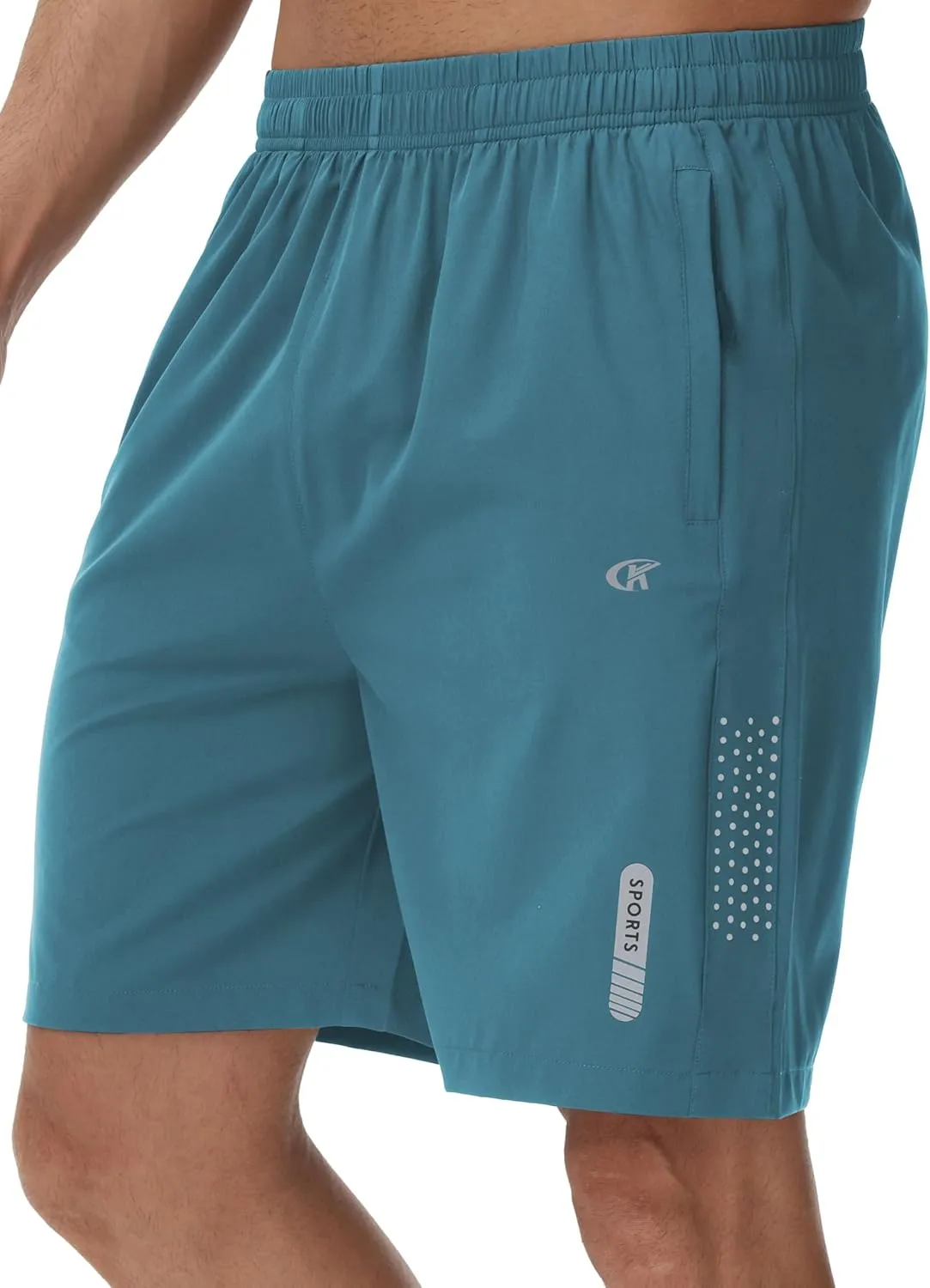 YuKaiChen Men's Athletic Running Shorts Quick Dry Workout Shorts Lightweight Sports Gym Basketball Shorts Hiking